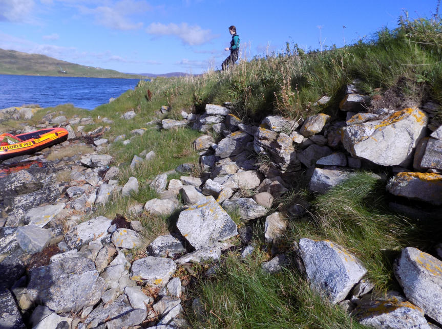 New Islet Broch (possible) Discovered at Holms of Hogaland, Whiteness, Shetland